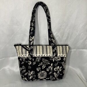 Women Shoulder Handbag - OK - Cloth Bag Multicolor - Black, White & Gray‎